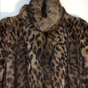 FULL LENGTH LEOPARD FAUX FUR COAT
